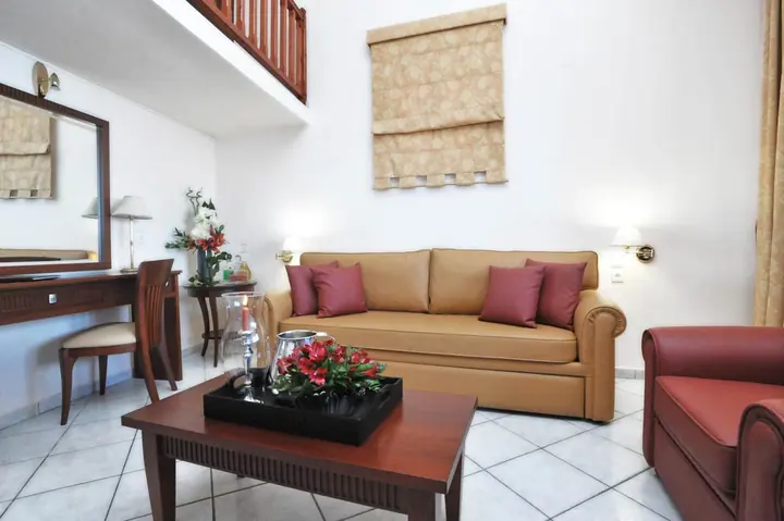 A living room with sofa