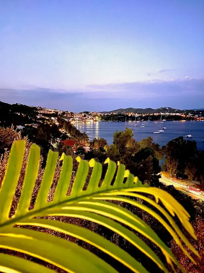 Evening view over Skiathos Town