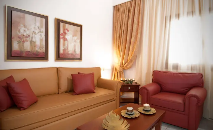 A sofa corner
